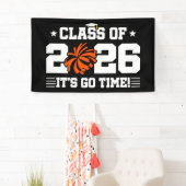 Class of 2026 Orange Cheer Graduation It’s Go Time 横断幕 (インサイチュ)