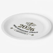 Class of 2026 Paper Plates / Platos Desechables ペーパープレート (アングル)
