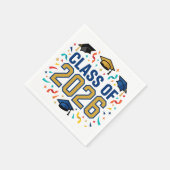 Class of 2026 Party スタンダードカクテルナプキン (角)