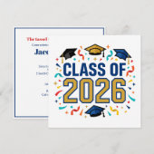 Class of 2026 Party 招待状 (正面/裏面)