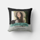 Class of 2026 Personalized Graduation Photo クッション (正面)