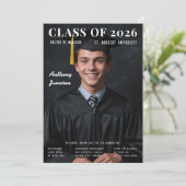 Class of 2026 Photo Graduation Invite 招待状 (スタンド正面)
