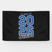 Class Of 2026 Senior Blue Graduation Graduate 横断幕 (横)