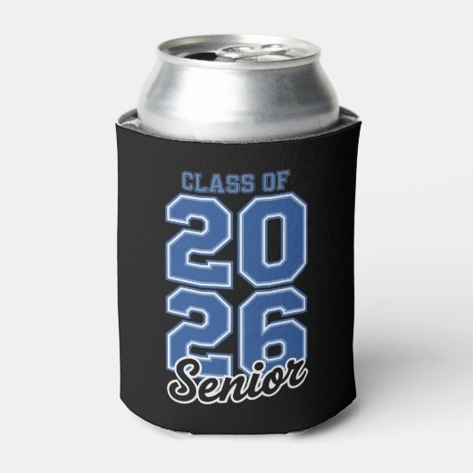Class Of 2026 Senior Blue Graduation Graduate 缶クーラー (缶正面)