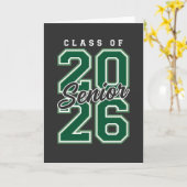 Class of 2026 Senior Graduation Gift for Seniors カード (黄色い花)