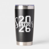 Class of 2026 Senior Graduation High School Grad  保温保冷タンブラー (正面)