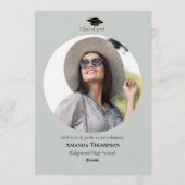 Class of 2026 Senior Photo Graduation Announcement 招待状 (裏面)