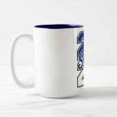 Class of 2026 Senior Pride Typography  ツートーンマグカップ (左)