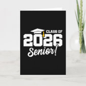 Class of 2026 Senior Varsity Graduation Fun Quote カード (正面)