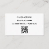 Class of 2026 / Tarjeta de Presentación con QR エンクロージャーカード (裏面)