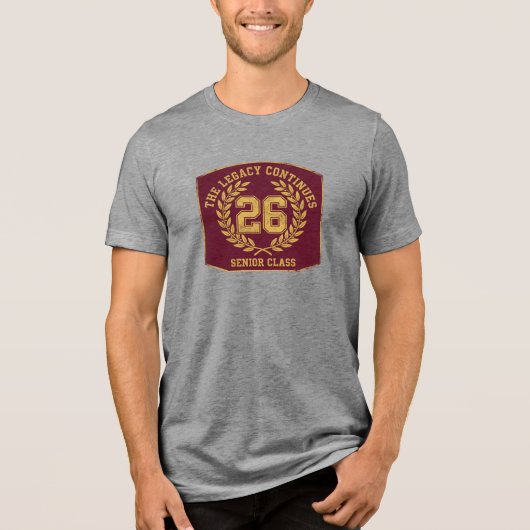 Class of 2026: The Graduation Legacy Continues トライブレンドＴシャツ (正面)