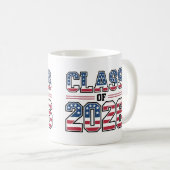 Class of 2026 USA Flag Graduation コーヒーマグカップ (正面右)