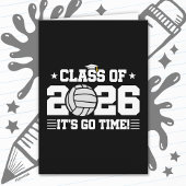 Class of 2026 Volleyball Graduation It’s Go Time カード