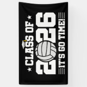 Class of 2026 Volleyball Graduation It’s Go Time 横断幕 (縦)