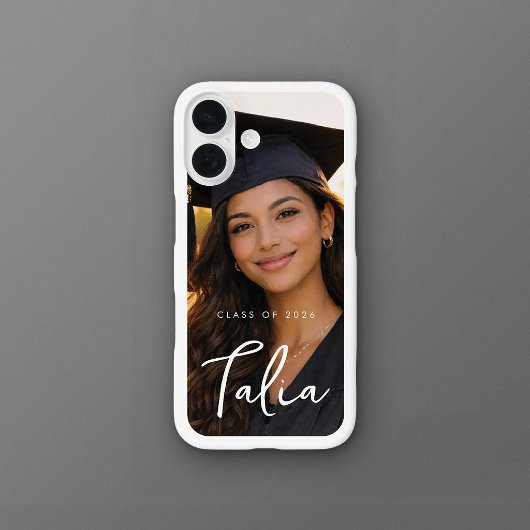 CLASS OF 2026  |  WHITE EDGE phone case with name Case-Mate iPhoneケース