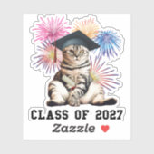 Class of 2027 Cat Lover シール (シート)