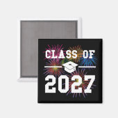 Class Of 2027 Senior Year マグネット (正面/裏面)