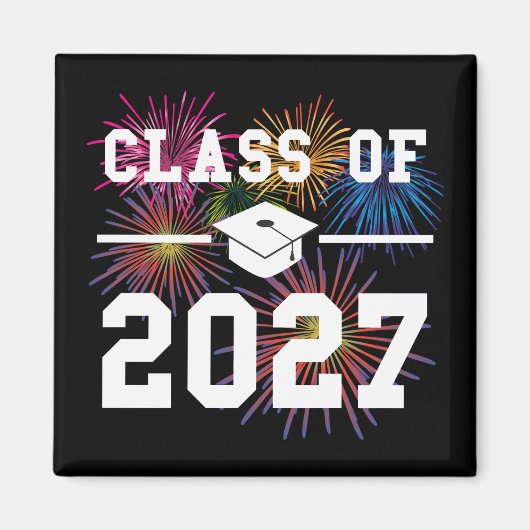 Class Of 2027 Senior Year マグネット (正面)
