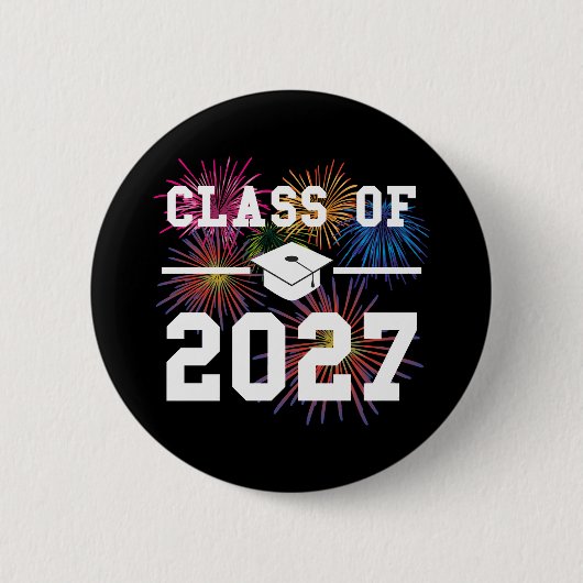 Class Of 2027 Senior Year 缶バッジ (正面)