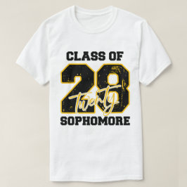 Class of 2028 Sophomore High School Back to School Tシャツ