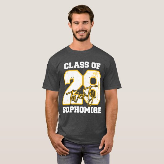 Class of 2028 Sophomore High School Back to School Tシャツ (正面フル)