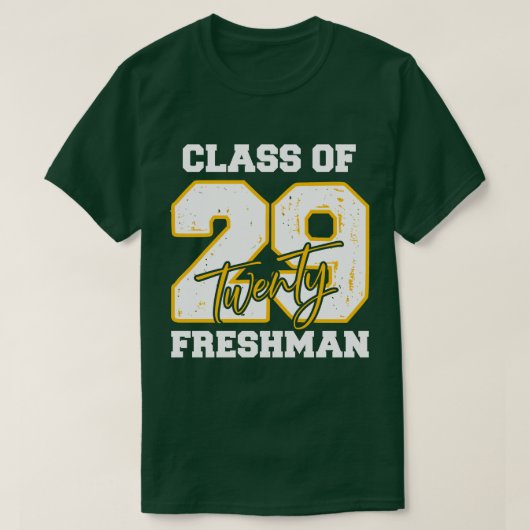 Class of 2029 Freshman High School Back To School Tシャツ (デザイン正面)