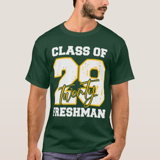 Class of 2029 Freshman High School Back To School Tシャツ (正面)