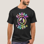 Class Of 2029 Graduate Future Graduation Peace Sig Tシャツ (正面)