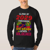 Class Of 2029 Processing 5th Grade Level Unlocked  Tシャツ (正面)