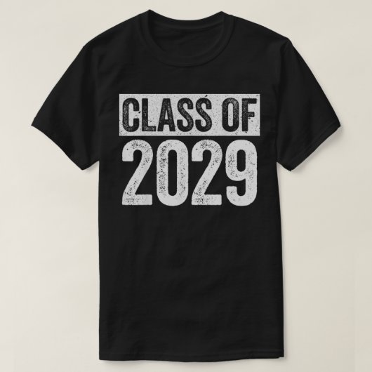 Class Of 2029 T-Shirt Senior 2029 Graduation Gift Tシャツ (デザイン正面)