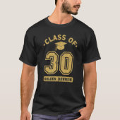 Class Of 2030 College Highschool Graduation Reunio Tシャツ (正面)