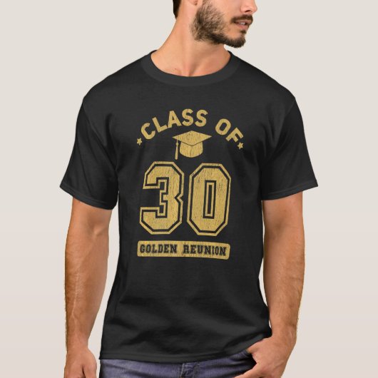 Class Of 2030 College Highschool Graduation Reunio Tシャツ (正面)
