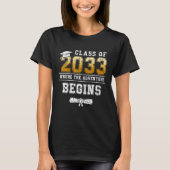Class of 2033 Graduate Senior 33 Graduation Teache Tシャツ (正面)