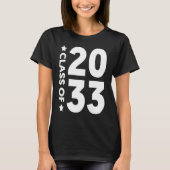 Class Of 2033 Senior 2033 Graduation Tシャツ (正面)