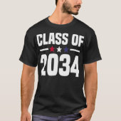 Class of 2034 Kindergarten Grow With Me Future Gra Tシャツ (正面)