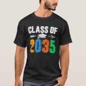 Class of 2035 First Day of School Graduation Tシャツ (正面)