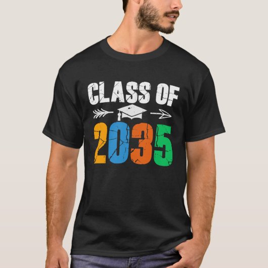 Class of 2035 First Day of School Graduation Tシャツ (正面)