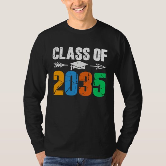 Class of 2035 First Day of School Graduation Tシャツ (正面)