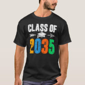 Class of 2035 First Day of School Graduation Tシャツ (正面)