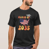 Class of 2035 Grow With Me First Day of School Gra Tシャツ (正面)