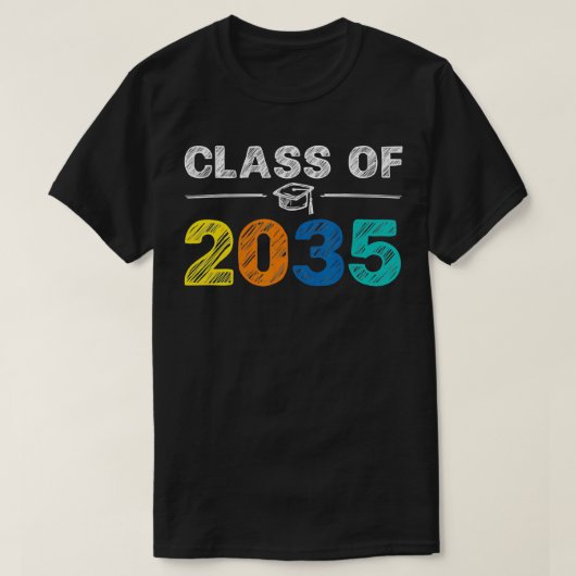 Class of 2035 Grow With Me First Day of School Gra Tシャツ (デザイン正面)