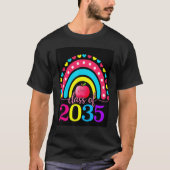 Class Of 2035 Grow With Me Graduation First Day Ra Tシャツ (正面)