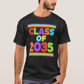 Class of 2035 Growing With Me Kindergarten Graduat Tシャツ (正面)