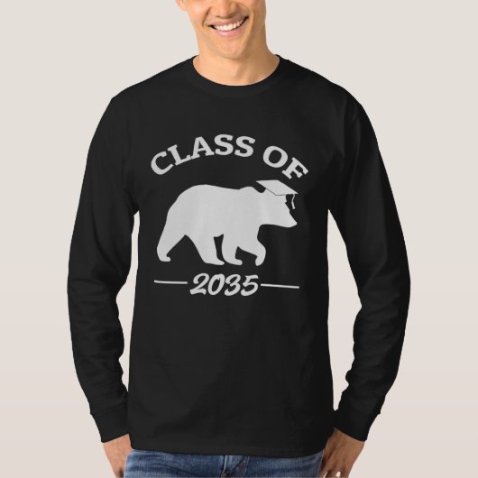 Class Of 2035 Kindergarten Graduate Graduation Gir Tシャツ (正面)