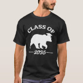 Class Of 2035 Kindergarten Graduate Graduation Gir Tシャツ (正面)
