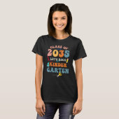 Class of 2035 Kindergarten Teacher Women Kids Tシャツ (正面フル)