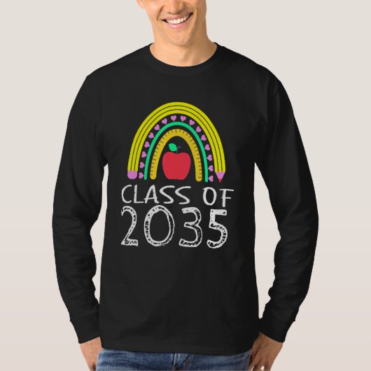 Class of 2035 Kindergarten Through High School Tee Tシャツ (正面)