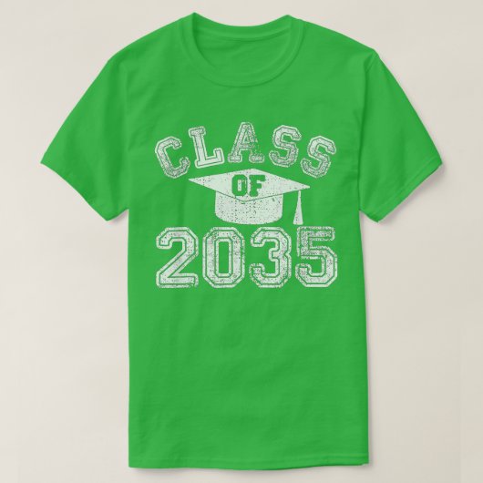 Class Of 2035 Pre K Grow With Me Graduation Boys G Tシャツ (デザイン正面)