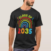 Class of 2035 Rainbows Grow  Back to School Grad P Tシャツ (正面)