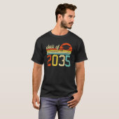 Class Of 2035 Retro Pre K Kindergarten Pre School  Tシャツ (正面フル)